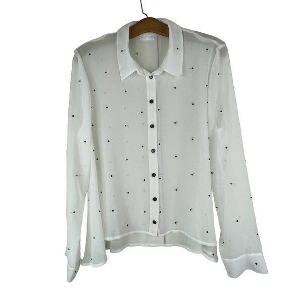 Urban Outfitters Tops Urban Outfitters Cooperative Sheer Silk